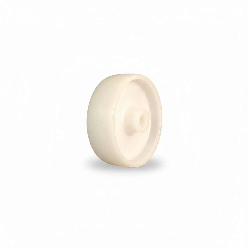 100mm White Polypropylene Wheel