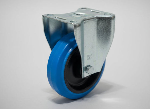 Fixed castor for straight line travel