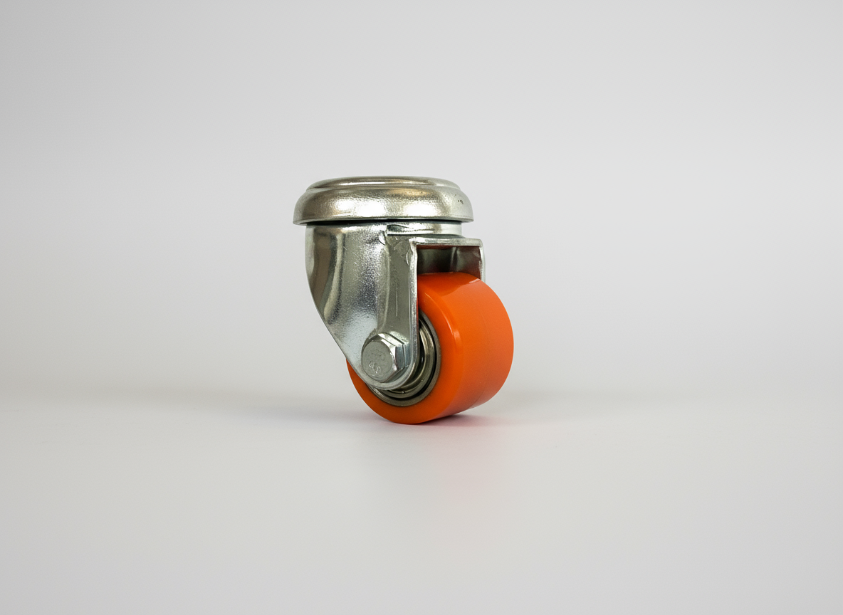 35mm Low Level Heavy Duty Bolt Hole Castor 120KG