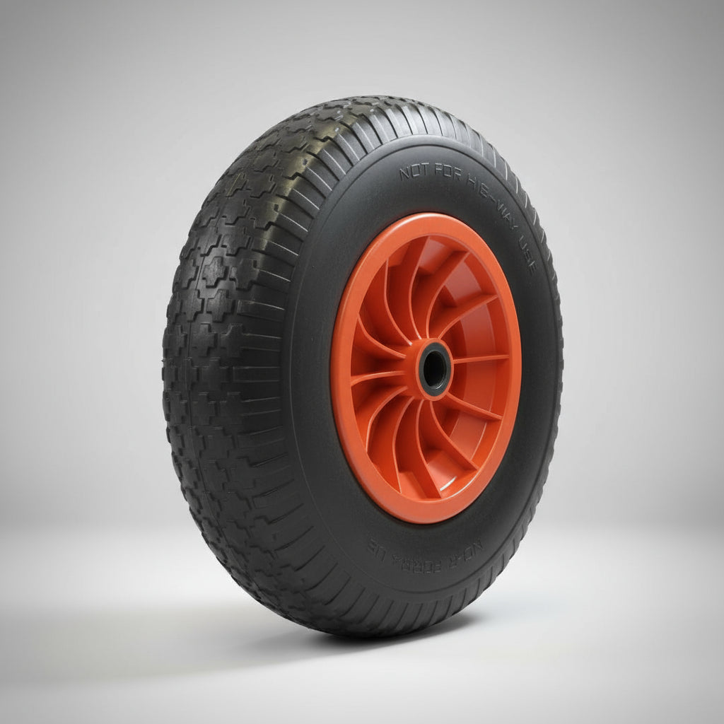 black tyre red centre 1 inch bore