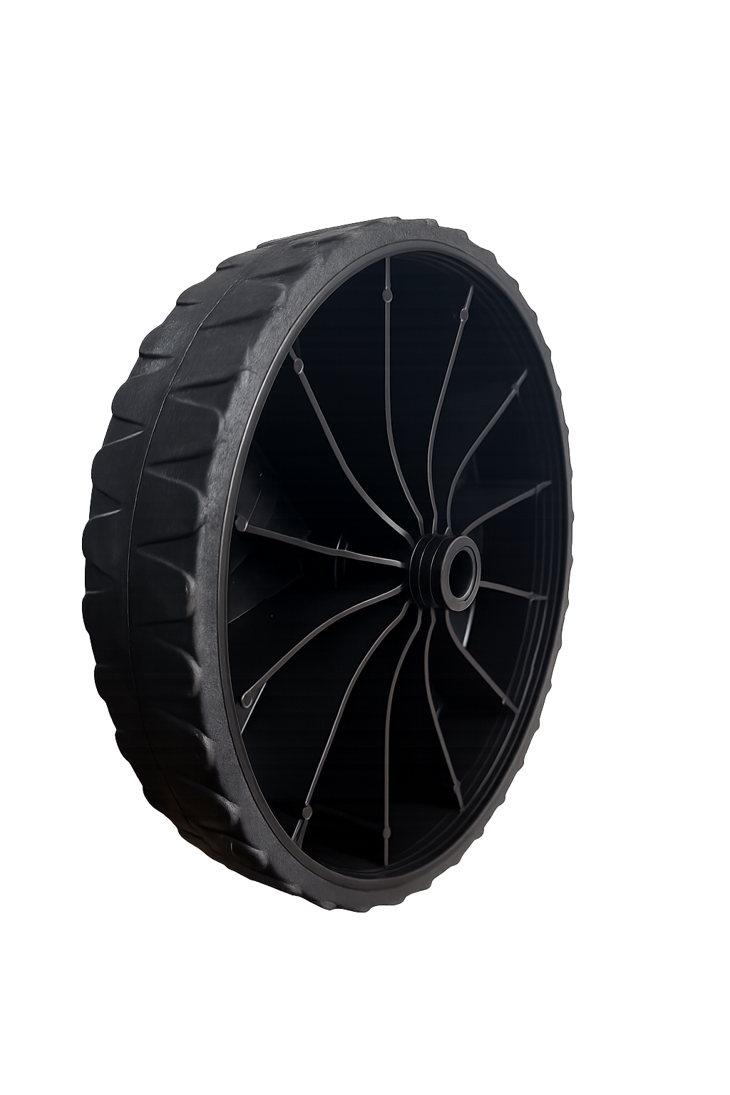 300mm Black Plastic Wheel