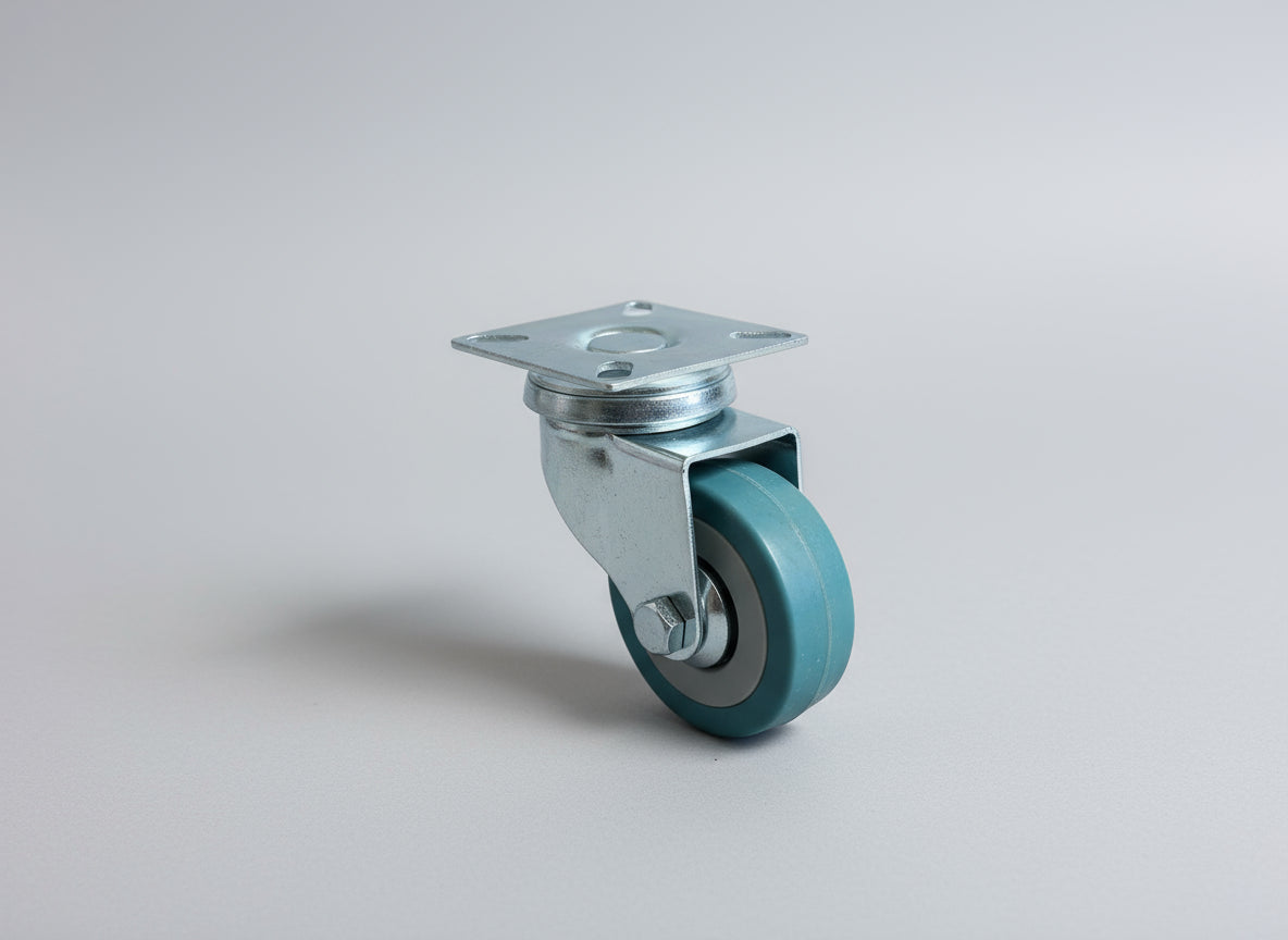 50mm Rubber Tyre Plate Castor