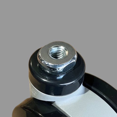 100mm Twin Wheel Swivel Bolt Hole Castor