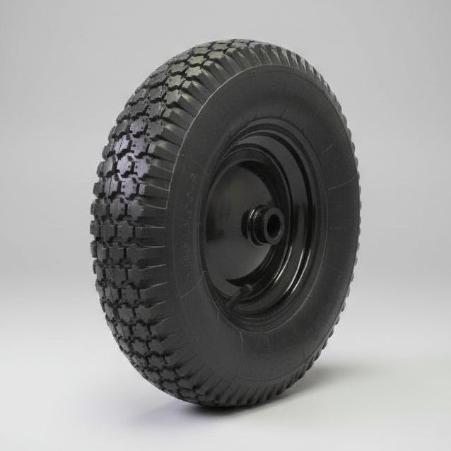400mm Metal Centre Roller Bearing Pneumatic Wheel