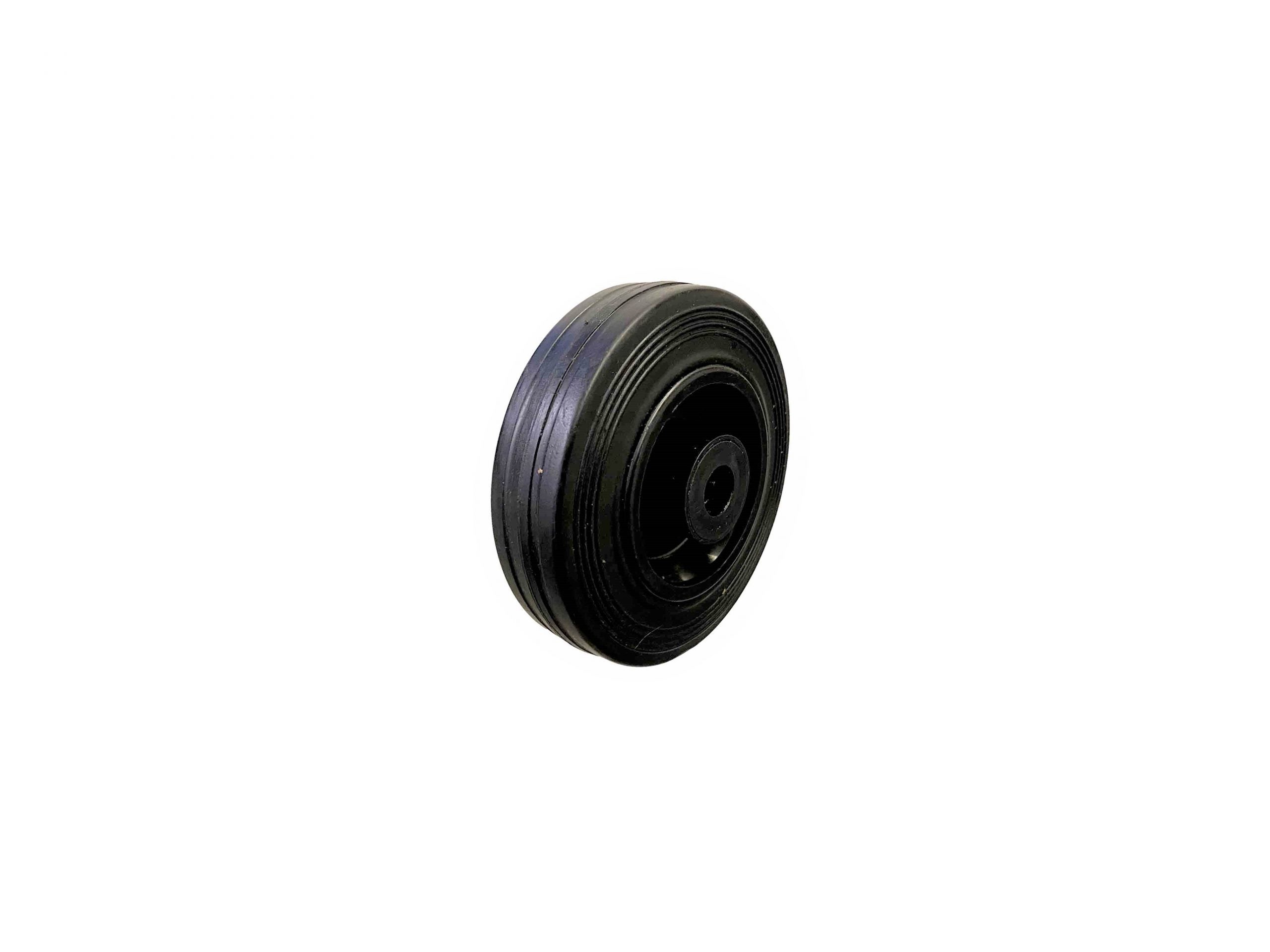 100mm Black Rubber Tyre Roller Bearing Wheel