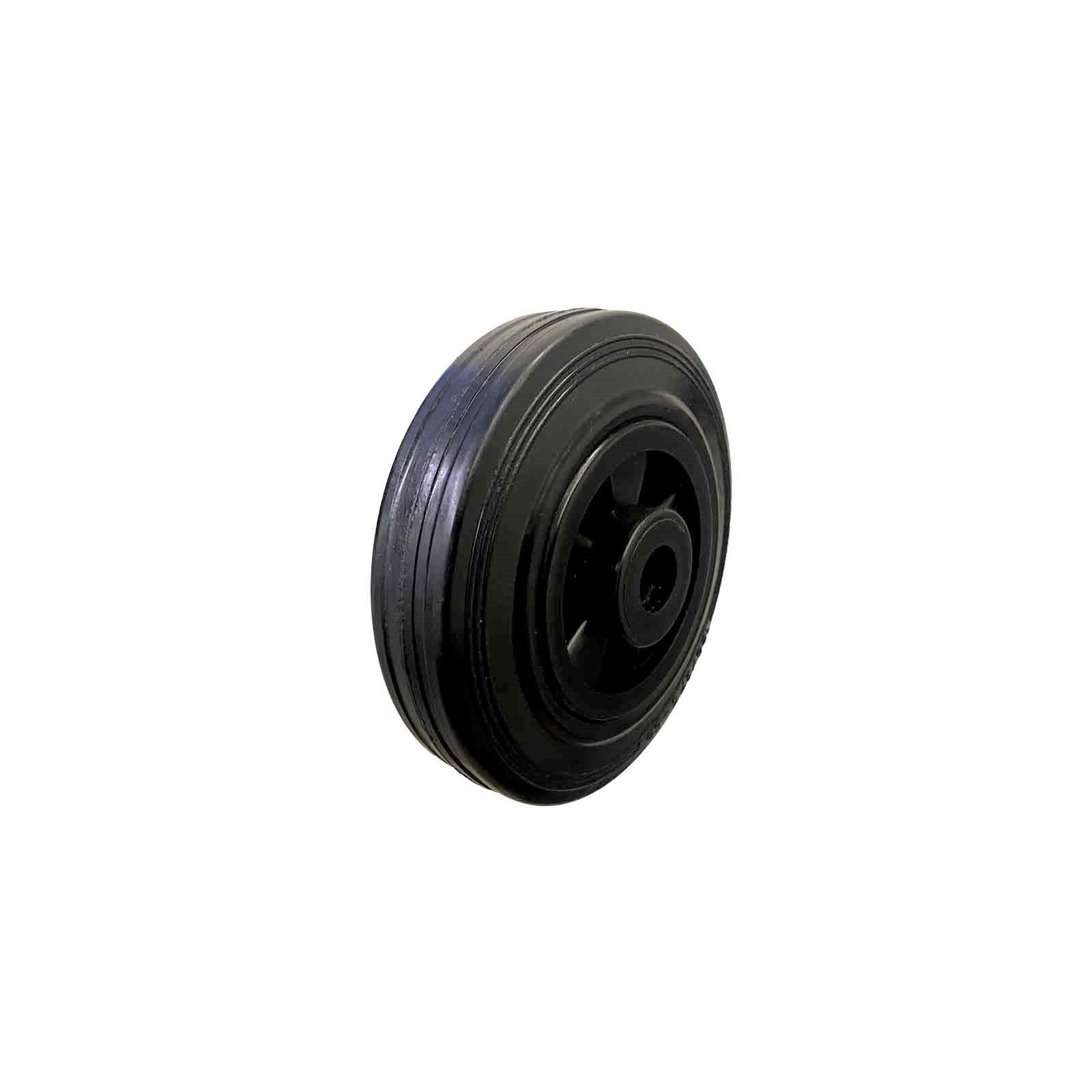 125mm Black Rubber Tyre Roller Bearing Wheel