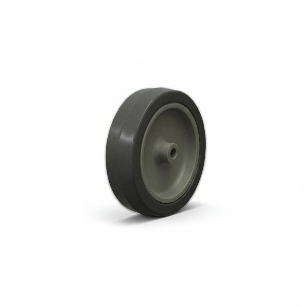100mm Grey Synthetic Rubber Tyre Castor Wheel